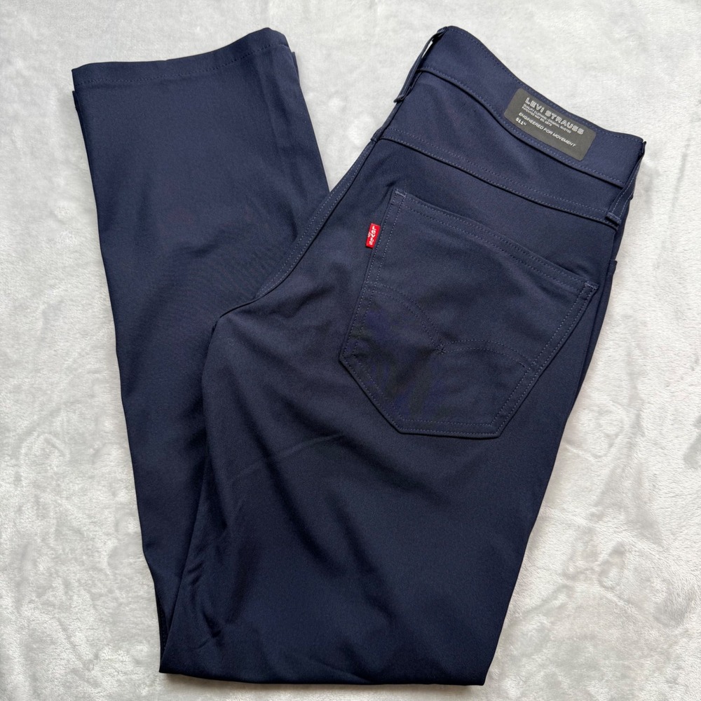 Levis 511 Slim Engineered for Movement Tech Pants Navy 30x30 (fits 30x27.5) Mens